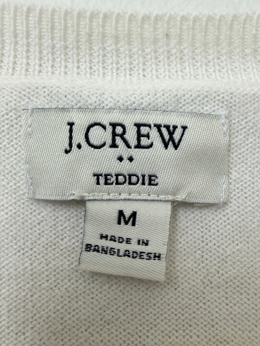 J. Crew Cheers! Teddie Sweater Medium Crew Neck Holiday Top